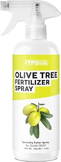 Olive Tree Fertilizer Spray, Gentle Foliar Feeding Spray for Healthy Leaves and Plants. Liquid Fertilizer by TPS Plant Foods, 16oz (475ml)