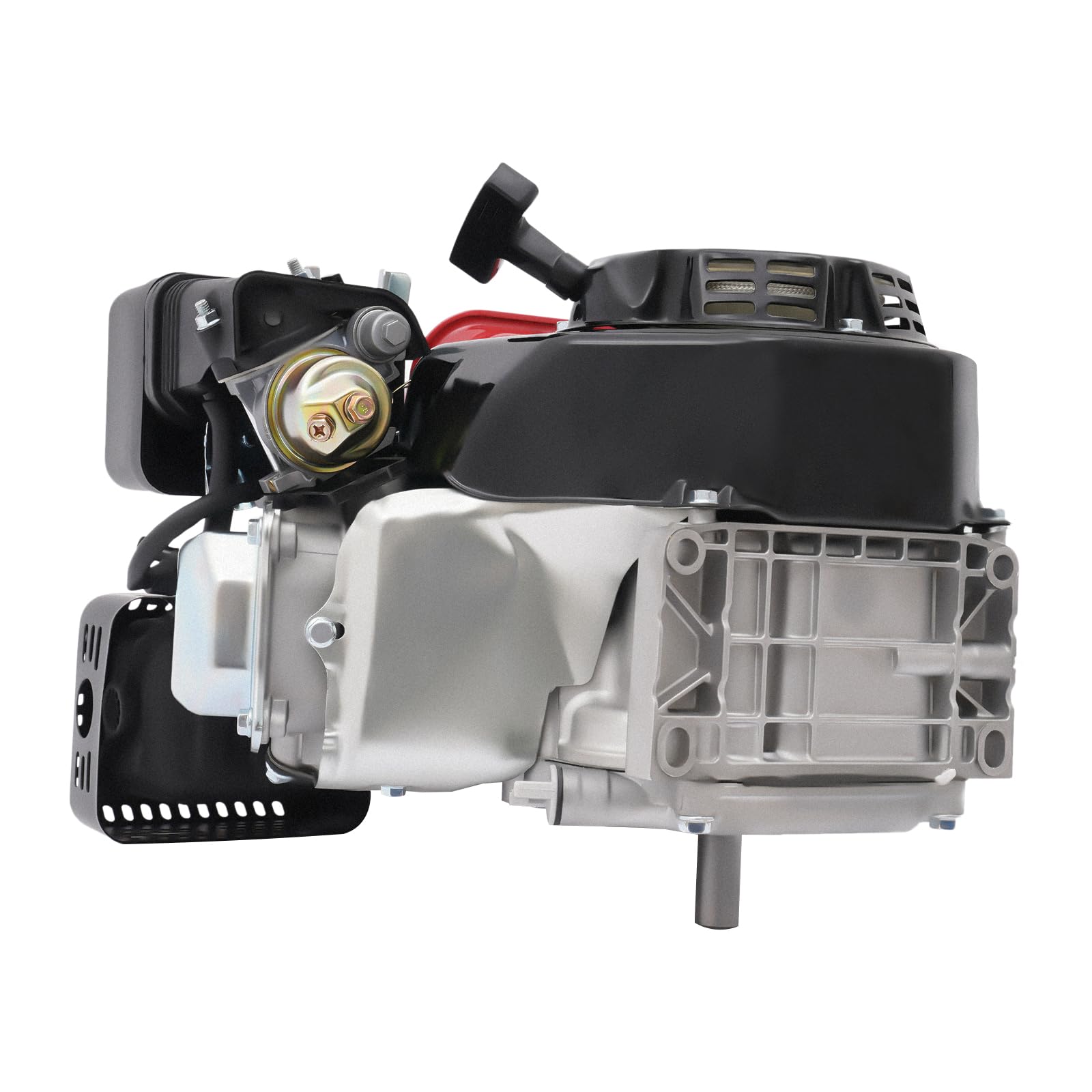 Motor de gasolina de 7,5 CV de 4 tiempos, motor industrial Go Kart, motor de arranque manual, motor silencioso de pie, motor de 4000W con refrigeración por aire para bombas de agua, generadores, karts
