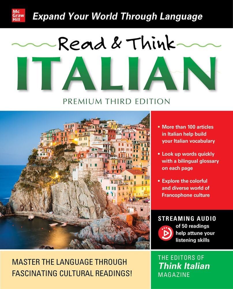 The Editors of Think Italian! Read & Think Italian Premium Third Edition