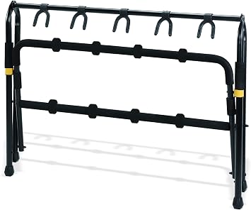 Hercules Stands GS525B 5 Space Guitar Rack Black