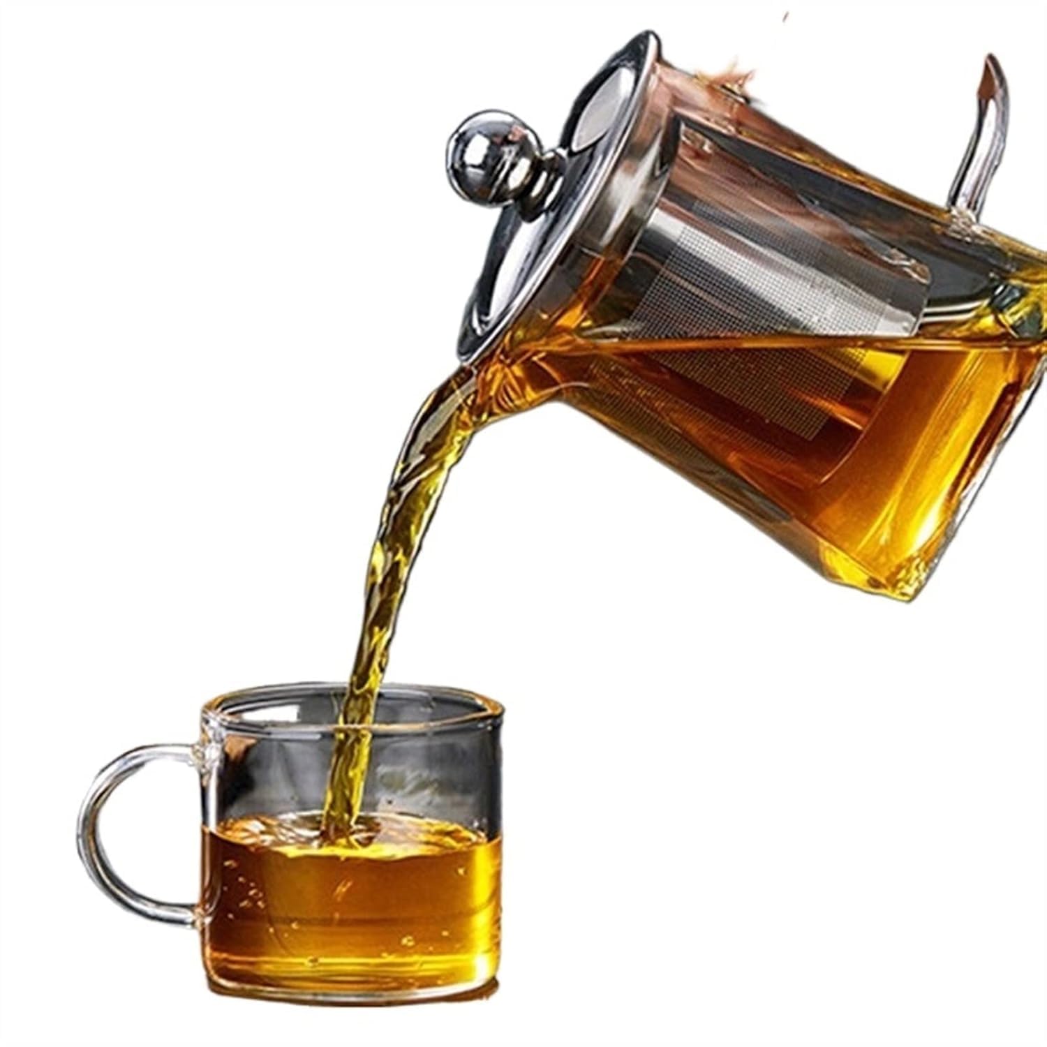 Heat Resistant Glass Teapot - Loose Leaf Tea Kettle -2
