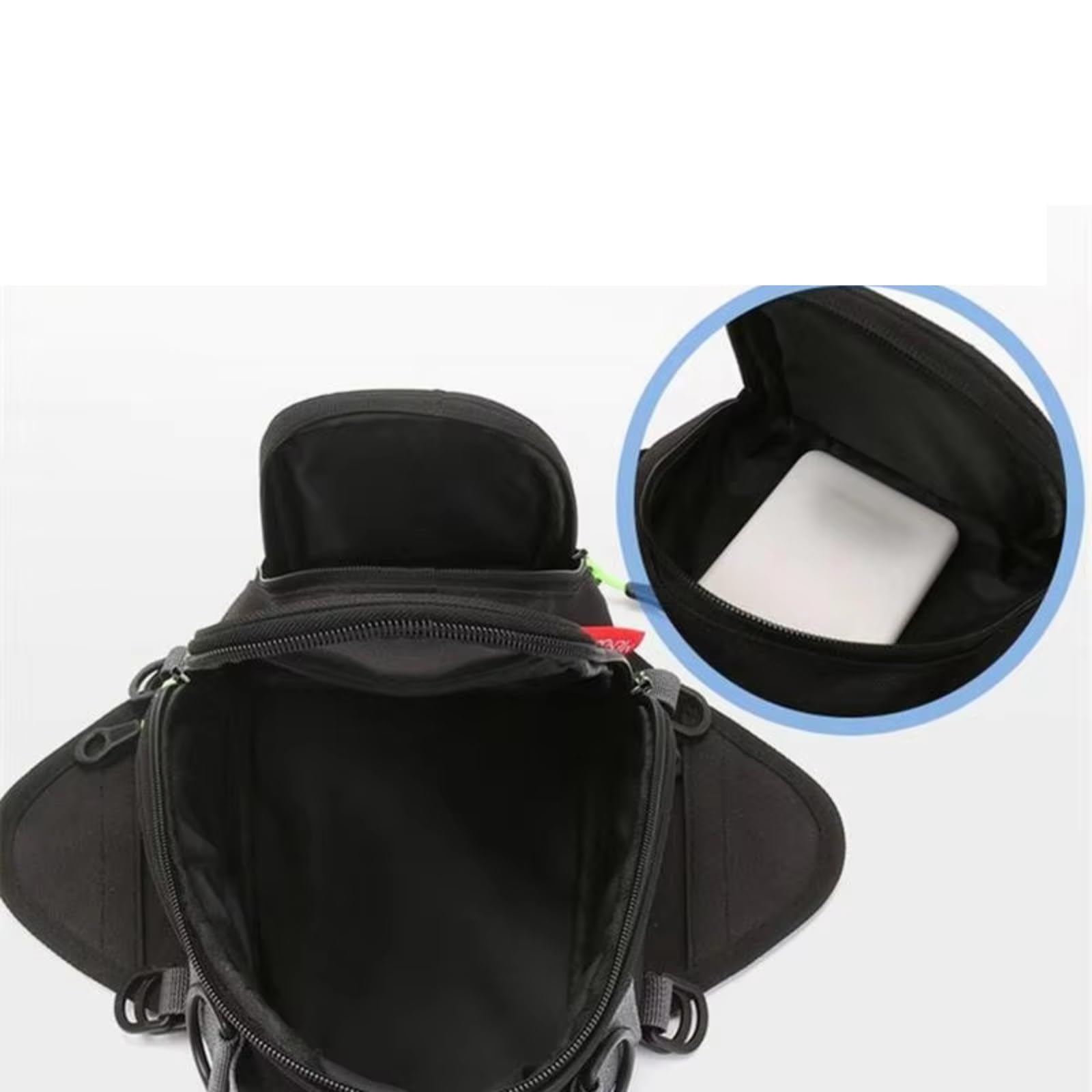 Universal-Motorrad-Tankrucksack Magnetisch Wasserdicht Reflektierend Vorderkoffer-Gepäcktasche Zubehör Reitertasche Aufbewahrungstasche Motorräder Satteltaschen Motorrad