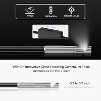 Teslong NTG100 Fegyver Endoszkóp Kamera 0,2" Átmérővel - 6 LED Lámpás Cső Vizsgáló Kamera 47" Hosszú Kábellel - PC, Android Kompatibilis 3
