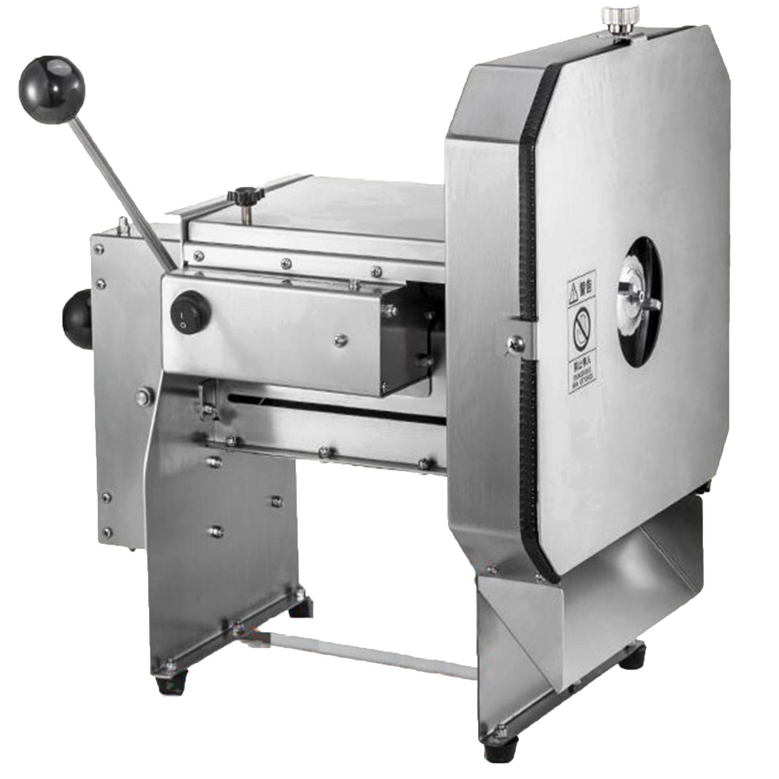 JKJZSALJ Electric Food Slicer,Commercial Onion Sweet Potato Slicing Machine Cabbage Shredder Vegetable Fruit Cutter 0-0.4'' Stainless Steel