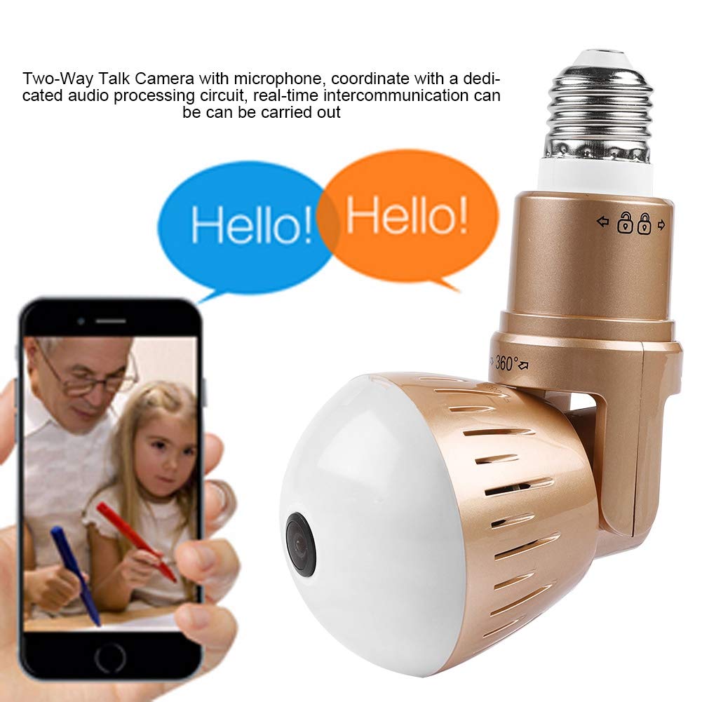 World's First Light Bulb WIFI Security Camera By, 43 OFF