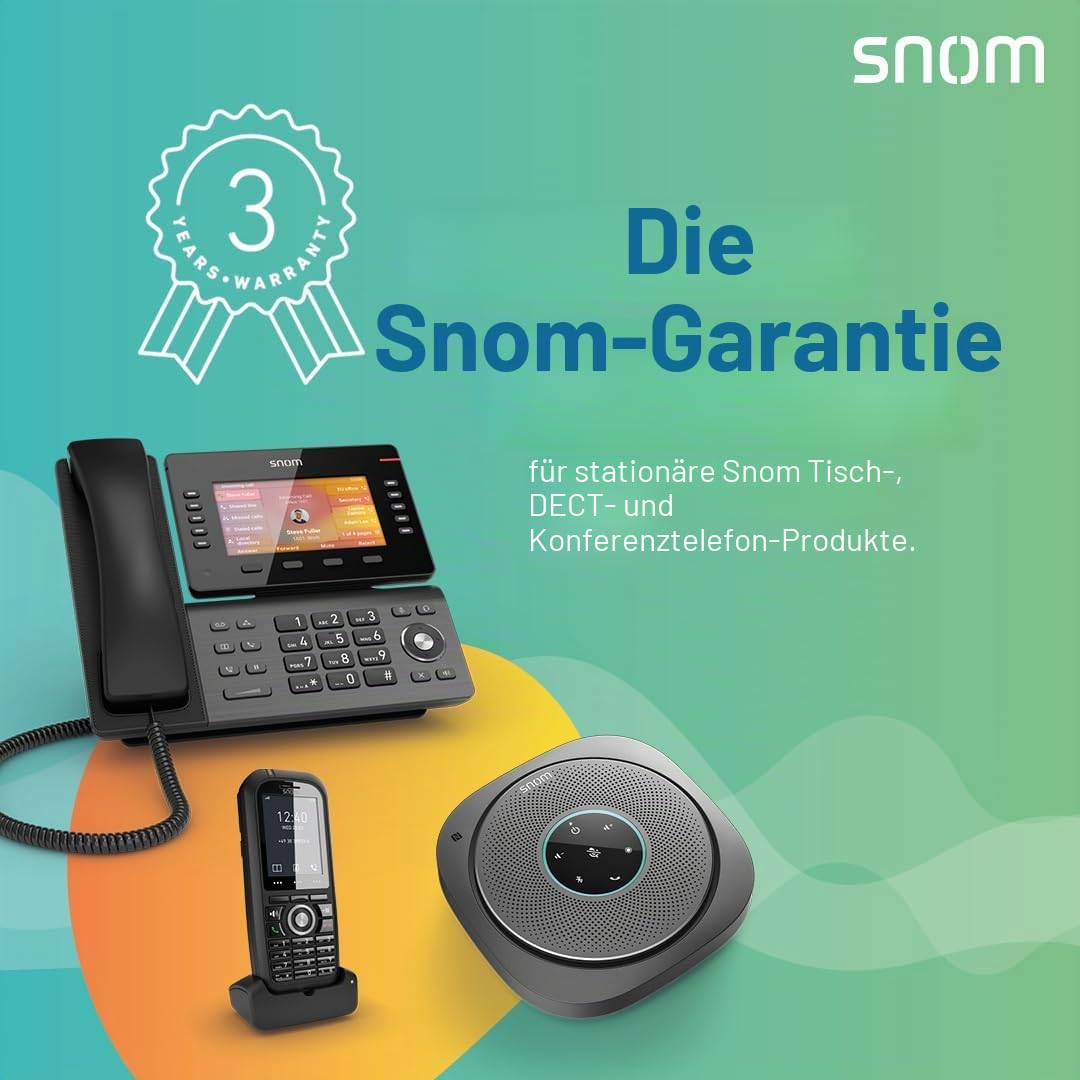 Snom M400 SC IP DECT Singlecell-Basisstation, bis zu 20 Mobilteile, bis zu 10 Paralell-Anrufe und 20 SIP-Konten, Breitband-Audio, PoE, 3 Jahre Herstellergarantie, Weiß; 00004587