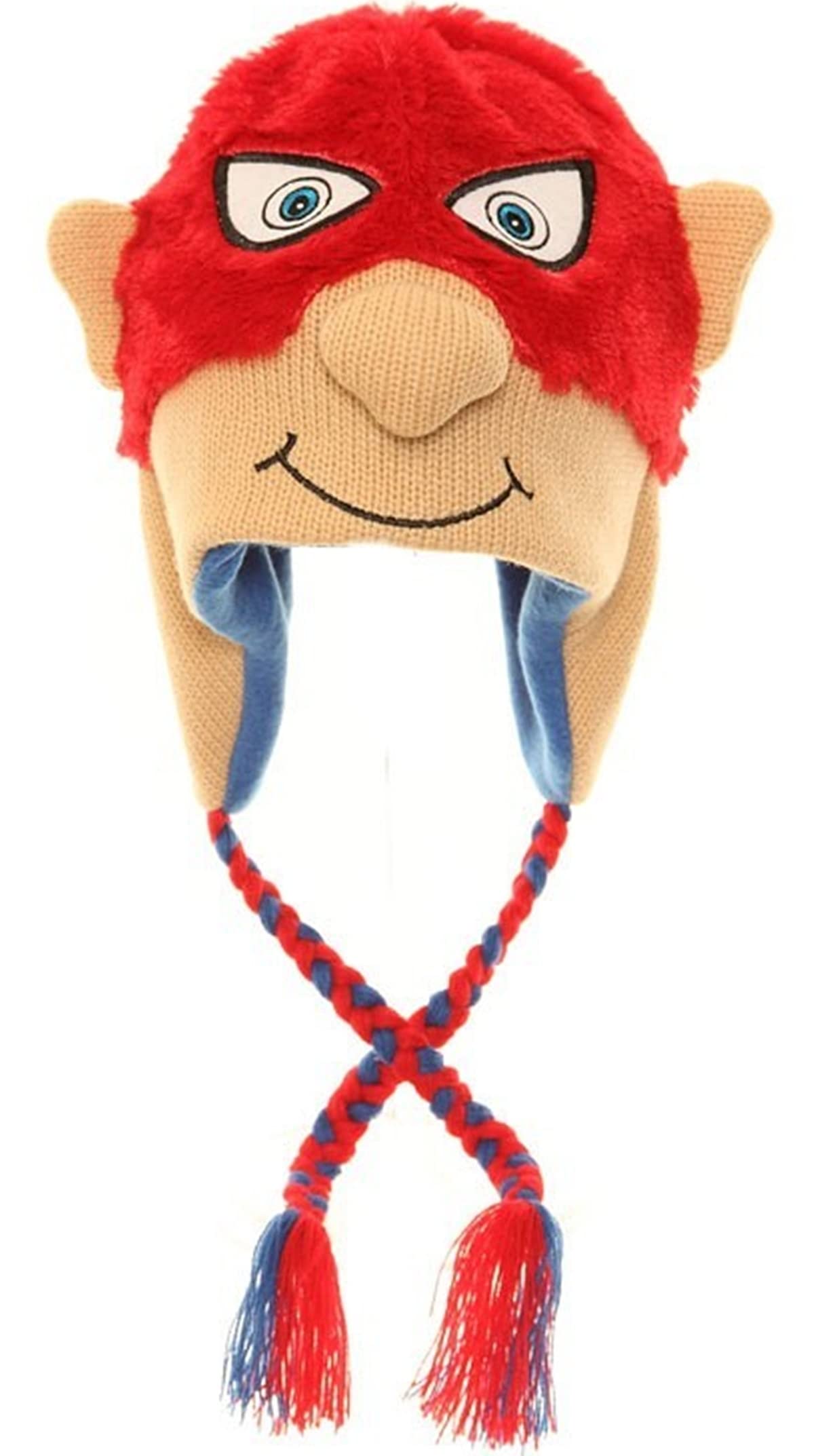 Jiglz Superheroes and Villains Peruvian Hats in Red, size: One Size