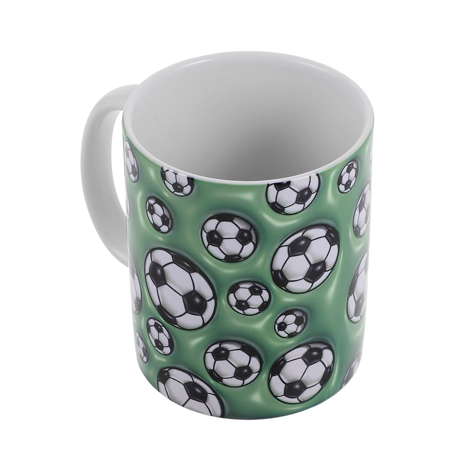 TOPBATHY 2 Pezzi Tazza da Calcio in Ceramica, Tazza Caffè per Appassionati