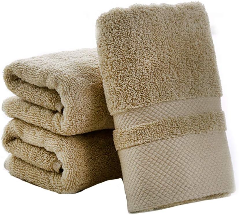 Two Piece Lightweight Hand Towels,Highly Soft,Absorbent and Eco-Friendly Hand Towels for Face & Hand with Good Textured & Super Absorbent,13"X 30" (Coffee): Home & Kitchen