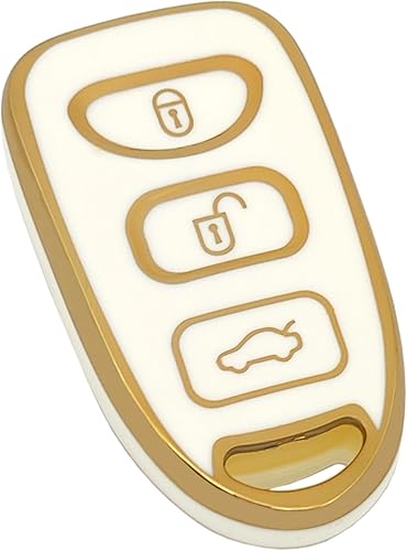 Miniatura 3 de Funda protectora para llavero Hyundai de TPU suave compatible con Hyundai Elantra Accent Sonata Kia Optima, accesorios con llavero