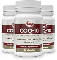 Kit 3 Coenzima Q10 200mg Vitafor 30 Cápsulas