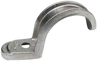 Morris 19528 Rigid Pipe Strap, Malleable Iron, 1 Hole, 2-1/2