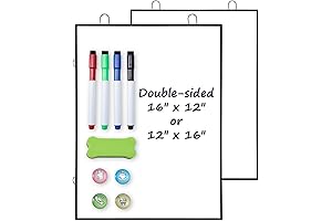 TANKEE 12" x 16" Small Dry Erase White Board