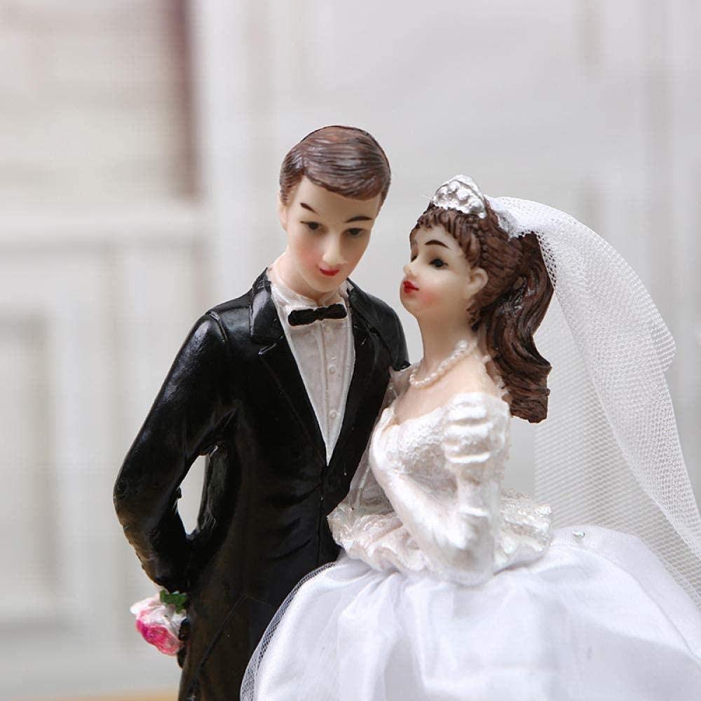 Amazon.co.jp: 彫刻置物 置物・オブジェ 結婚式の新郎新婦の人形の