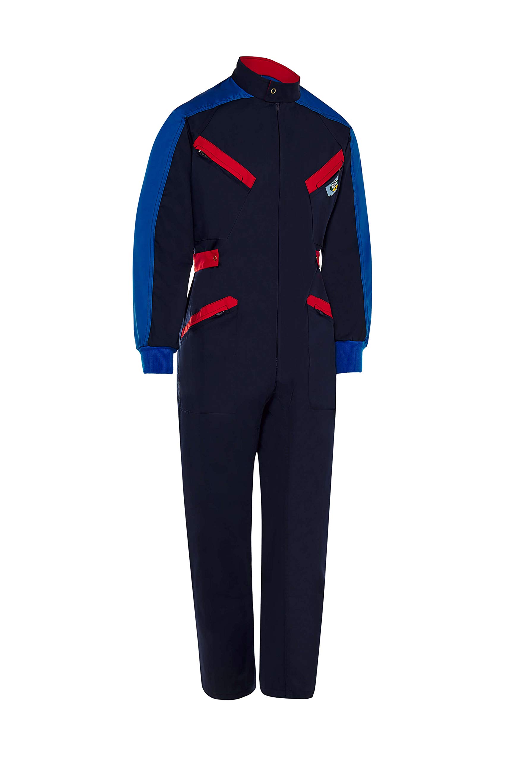 Mono De Trabajo Tricolor Manga Larga con Bolsillos Profesional de Hombre Azul Marino Mecanico/Soldador. Ref: 125