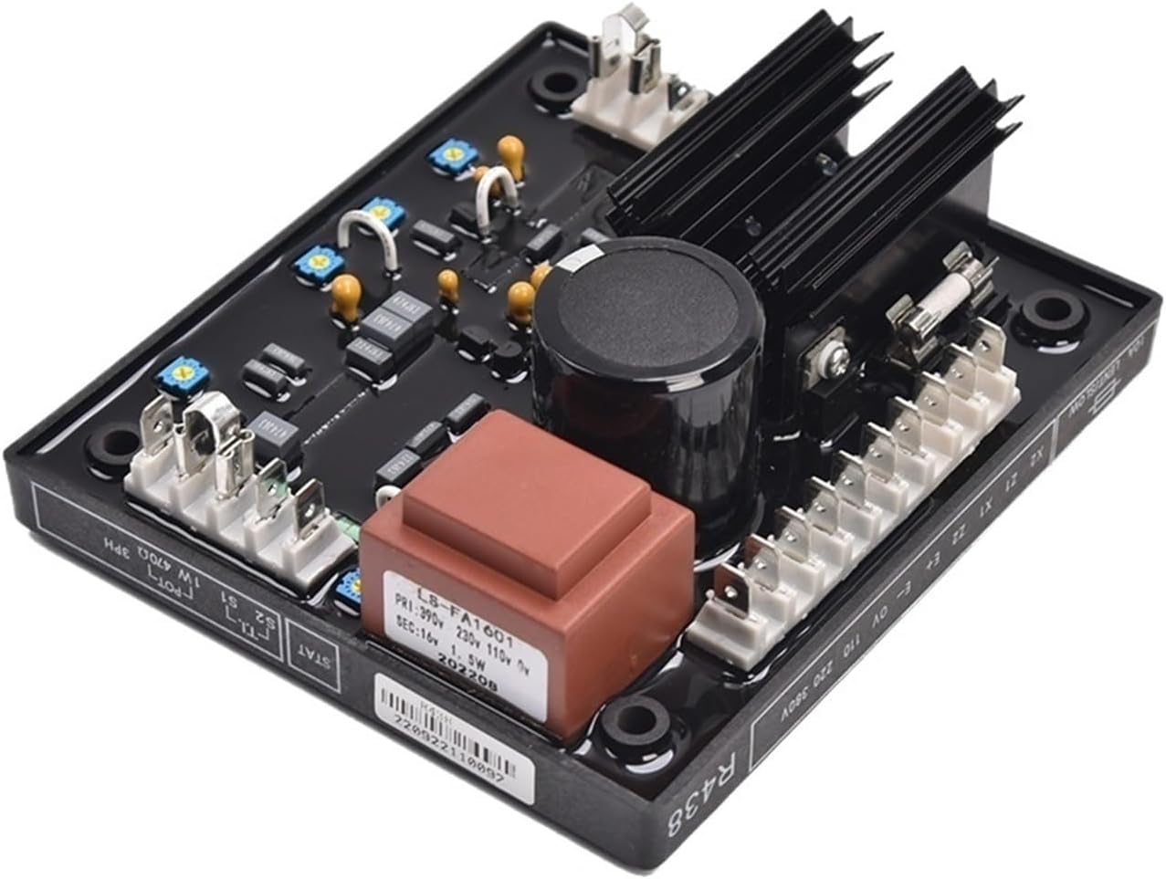 1pc Automatic Voltage Regulator R438 Brushless Type Generator Automatic Voltage Regulator Genset Stabilizer