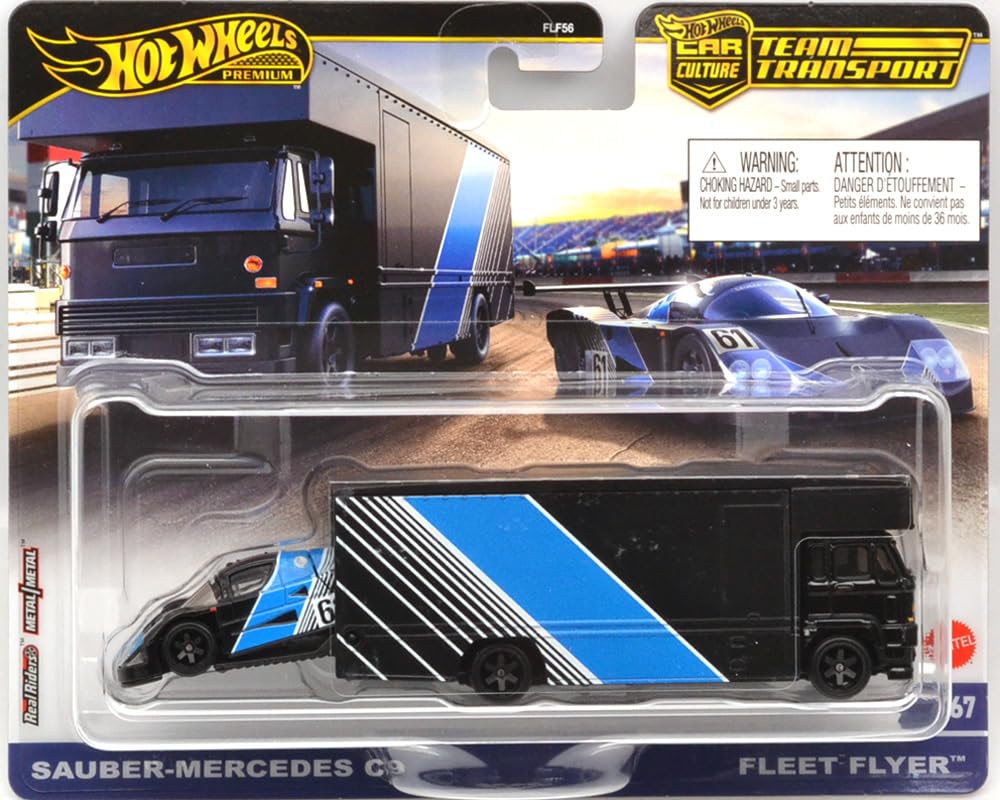 Hot Wheels Team Transport Mercedes-Benz 300 SL On Euro Hauler #21 - View #10