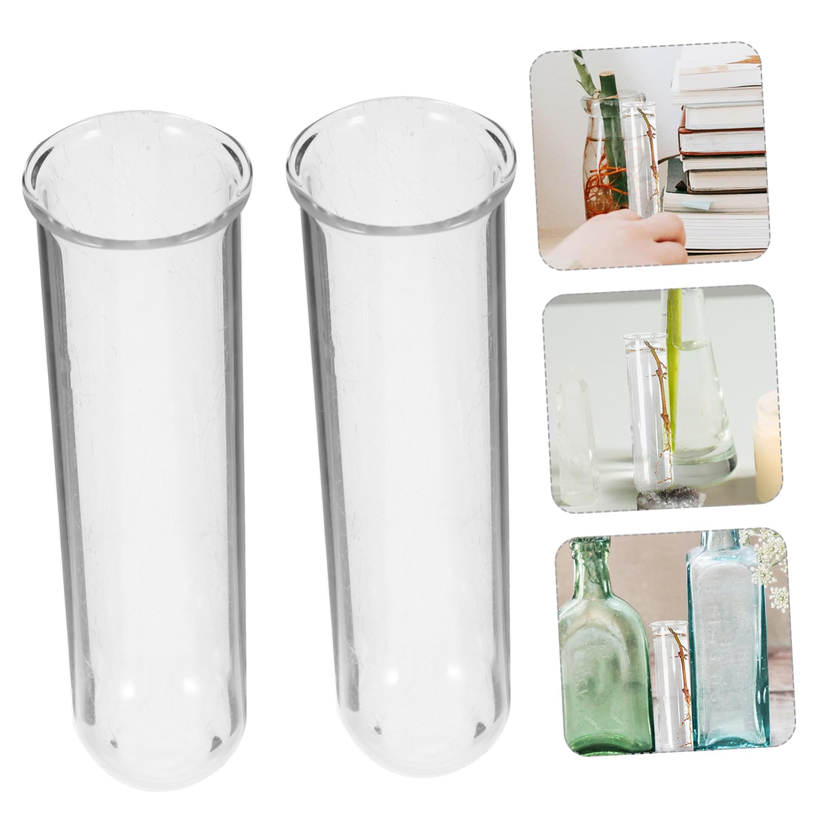 Alipis 16pièces Vase Hydroponique pour Éprouvettes De Propagation Support Élégant pour Terrarium Décoratif pour Plantes Intérieur