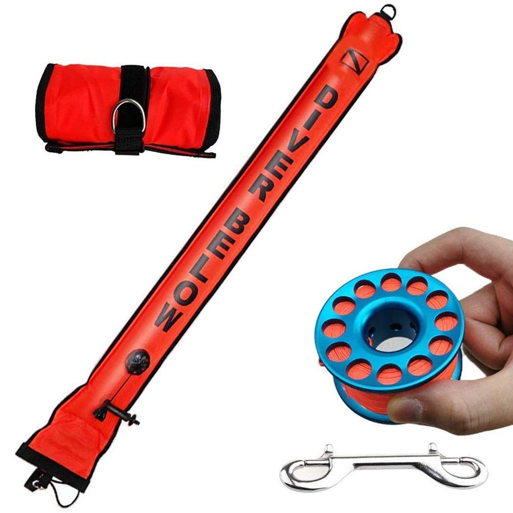 Boa Segnale Subacquea 115cm - Tubo Salsiccia Per Immersioni - Foto 3