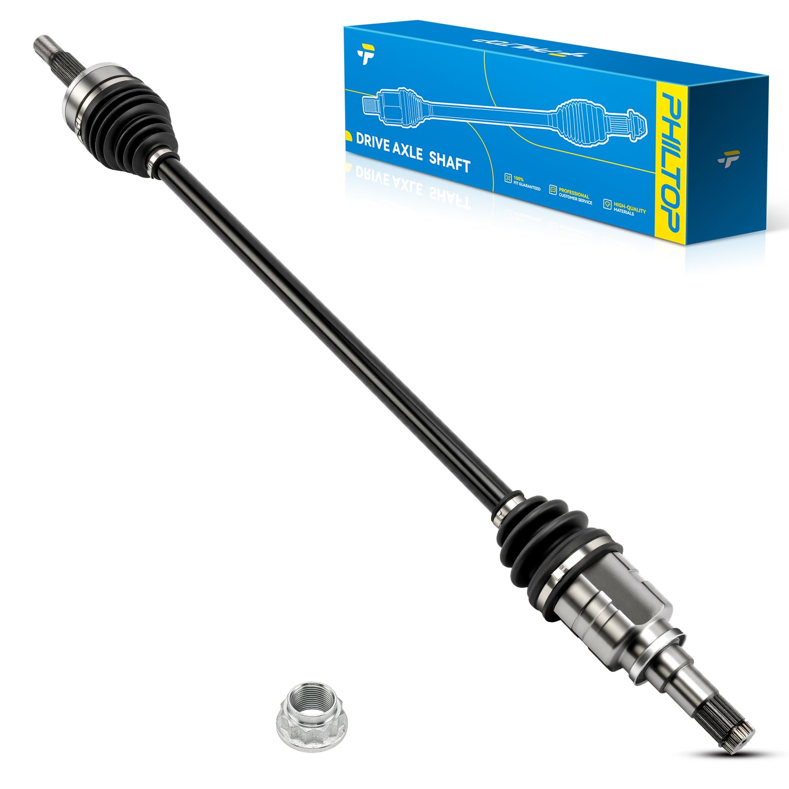 PHILTOP Front Right CV Axle for Toyota Corolla 2020-2021, NCV69192 CV Axle Shaft 1 PCS