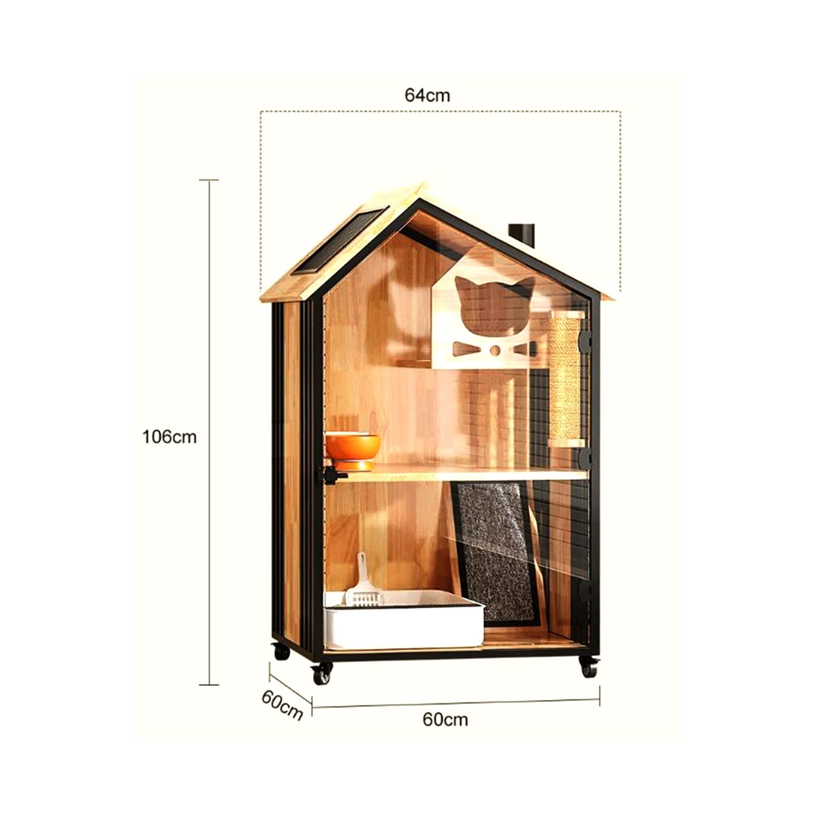 【新品・未使用】猫ケージ 木製 おしゃれ 小さめ 3階建て キャットヴィラ Amazon.co.jp: 猫 ケージ 2段 木製 おしゃれ 小さめ 3階建て