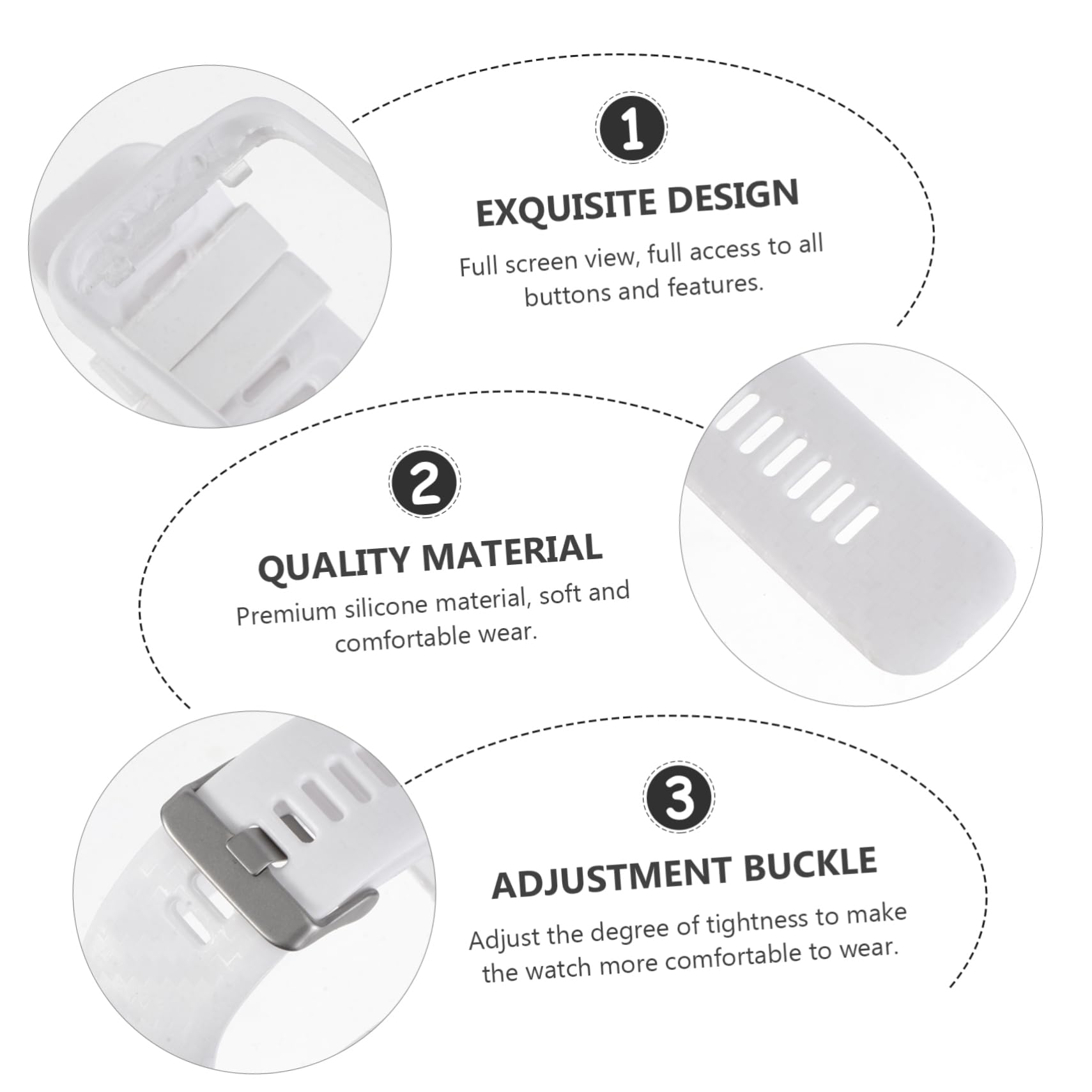 jojofuny 3 Pcs Film De Protection Blanc Intelligent Miss