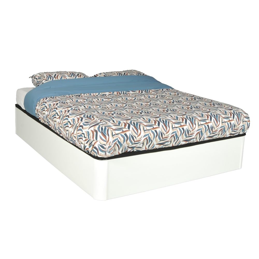 WEBER INDUSTRIES Letto baule Spiro 140 x 190 cm + 1 letto/bianco