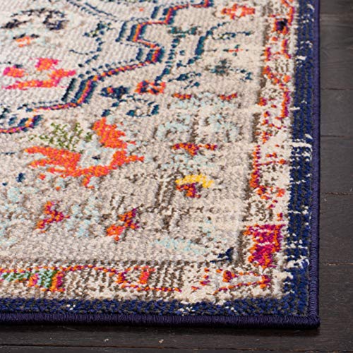 Tapete Safavieh Madison Colección 3' x 3' Beige y Negro miniatura 3