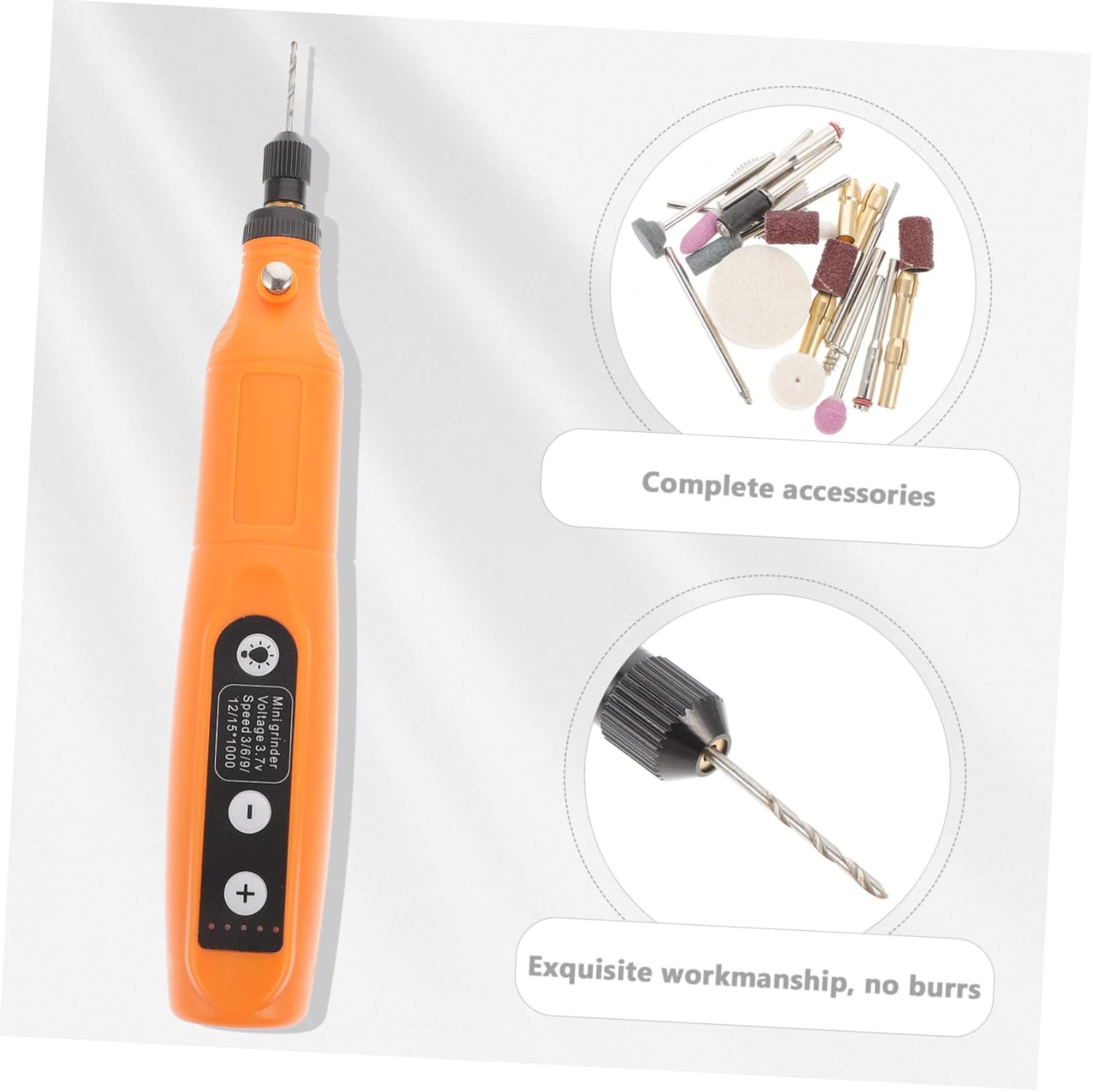 POPETPOP 2sets Electric Nail Drill Pen Nail File Drill Bits Machine Tools Portable Machine File for Salon Home Diy