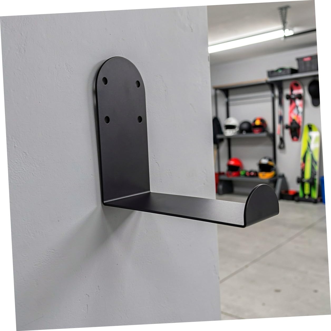 Toyvian 6 Pezzi Supporto da Parete per Snowboard in Metallo Nero, Montaggio | Appartamenti e Garage, Supporto Robusto, Design Raffinato, Ottimizza Spazio, Adatto a Sci e Taglieri