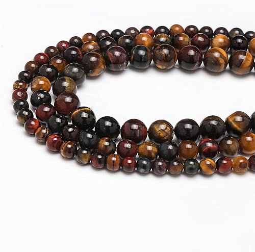 Vista 239 de 45 cuentas de piedras preciosas naturales de ojo de tigre aguamarina natural de 0.315 pulgadas (0.315 in), cuentas redondas sueltas