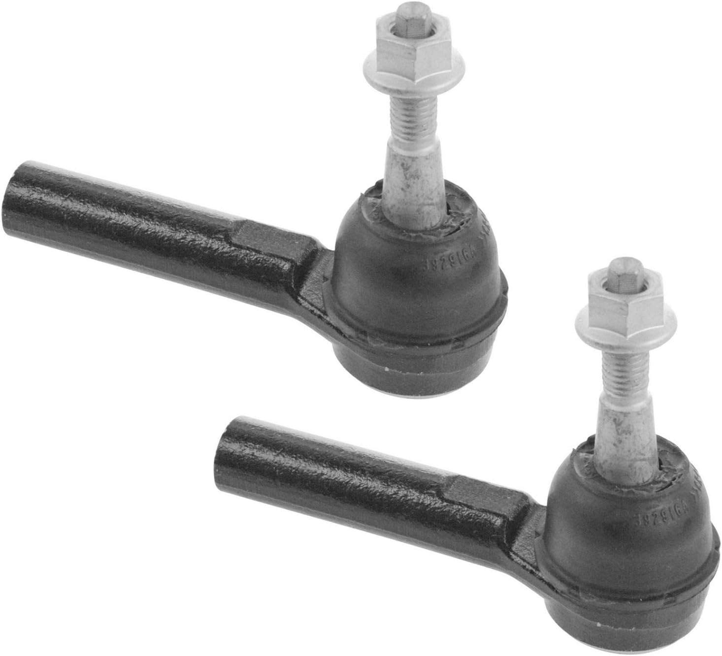 Inner and Outer Driver and Passenger Side Tie Rod Set 4 Piece Compatible with 2010-2017 Chevrolet Equinox L4 2.4L 2010-2017 GMC Terrain L4 2.4L