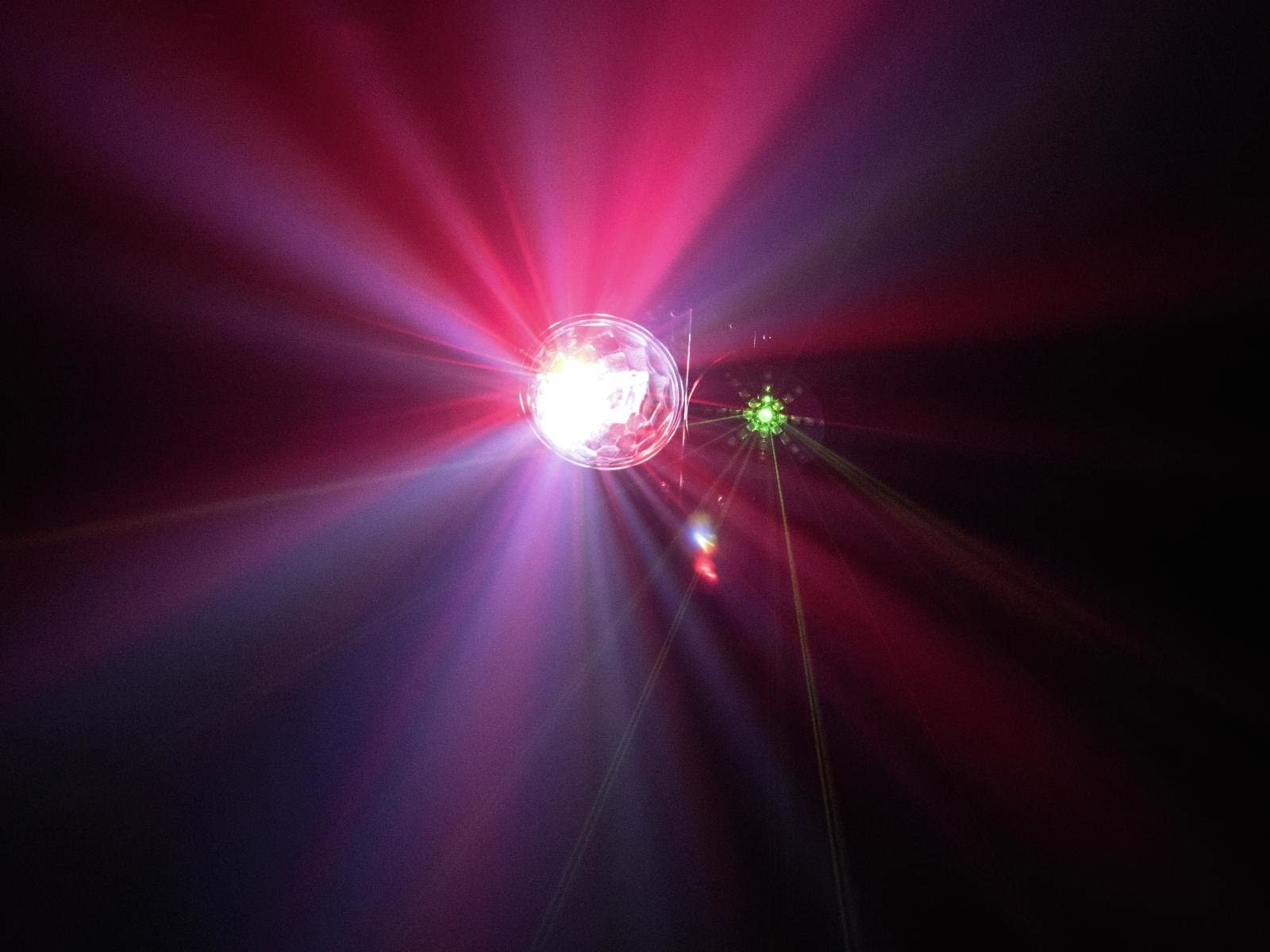 Eurolite Laser LED Effekt Mini Fe-4 Flower Mirror Ball Strobe