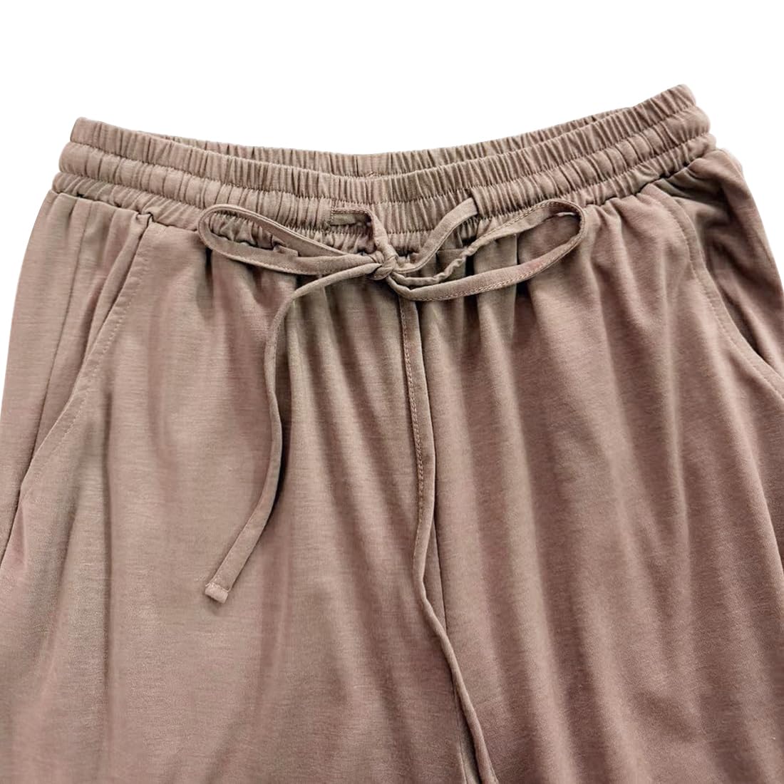 Chándal Mujer 2 Piezas Conjunto Deportivo Mujer Top Cuello V y Pantalones Pierna Ancha Conjunto Mujers Chic y Elegante Chándal Casual Vacation Verano