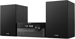 Philips TAM4505M2 - Microsistema Hi-Fi - 80 W, Reflector de Graves, Dab+/FM, CD, USB, Entrada de Audio, Bluetooth 5.4, Auracast, Mando a Distancia, ajustes de Sonido Digitales, Embalaje ecológico