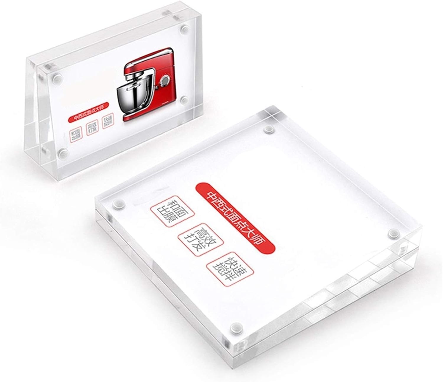 ting Expositor Metacrilato-Soporte Cartel Papel Soporte De Exhibición Sesión Holder-Transparente De Acrílico De Mesa Soporte De Exhibición De Bisel Imán De Adsorción/Tamaños Múltiples