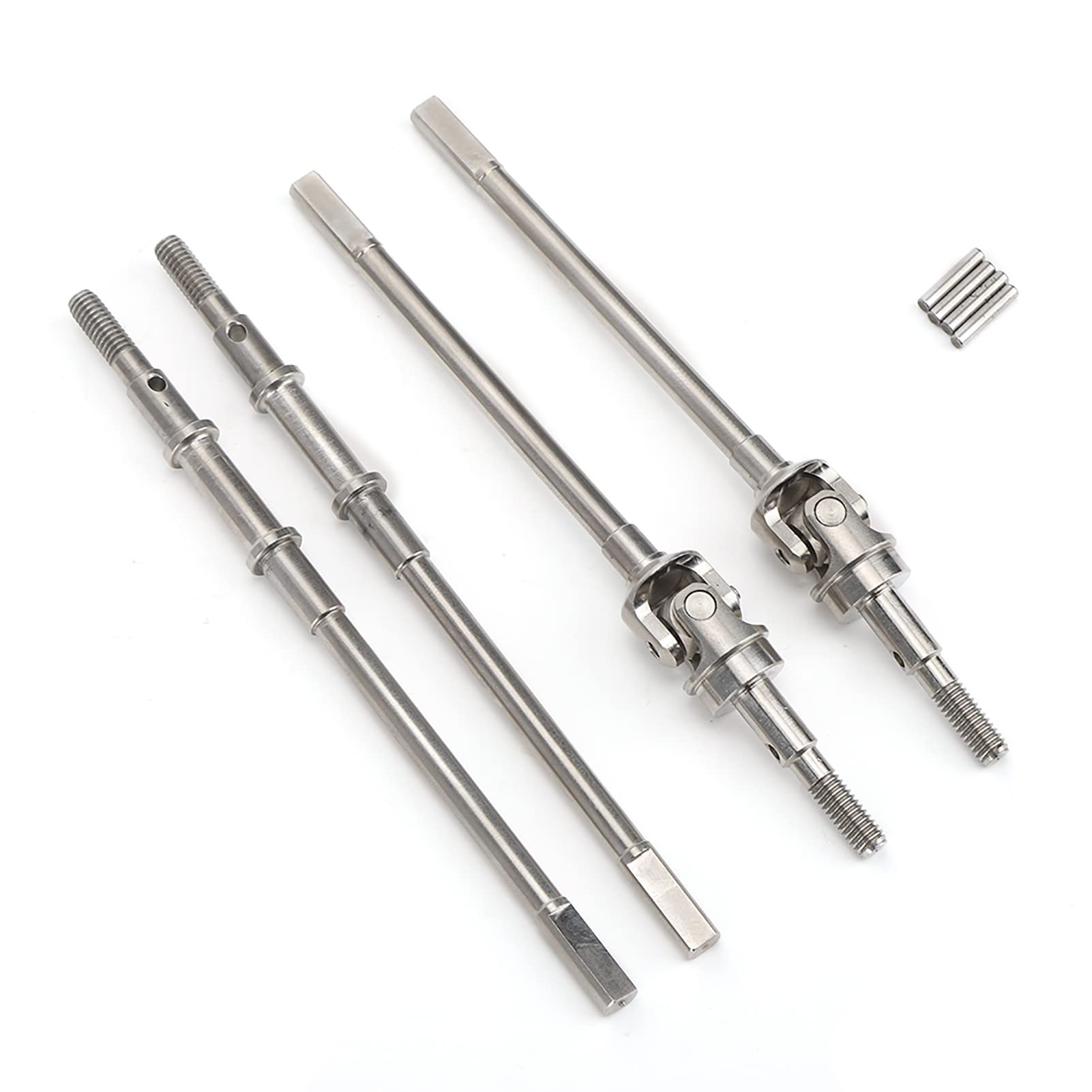 VGEBY Essieu Complet Métal Pour Axial SCX10 1/10 – Avant/Arrière – Garde Au Sol Augmentée