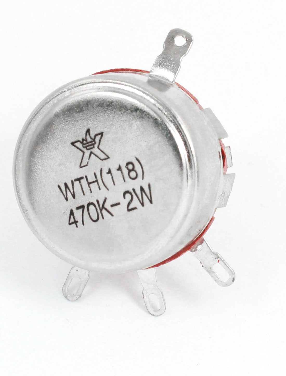 Aexit 470K ohm Variable Resistors 2 Watt Carbon Composition Rotary Potentiometers Potentiometer WTH118