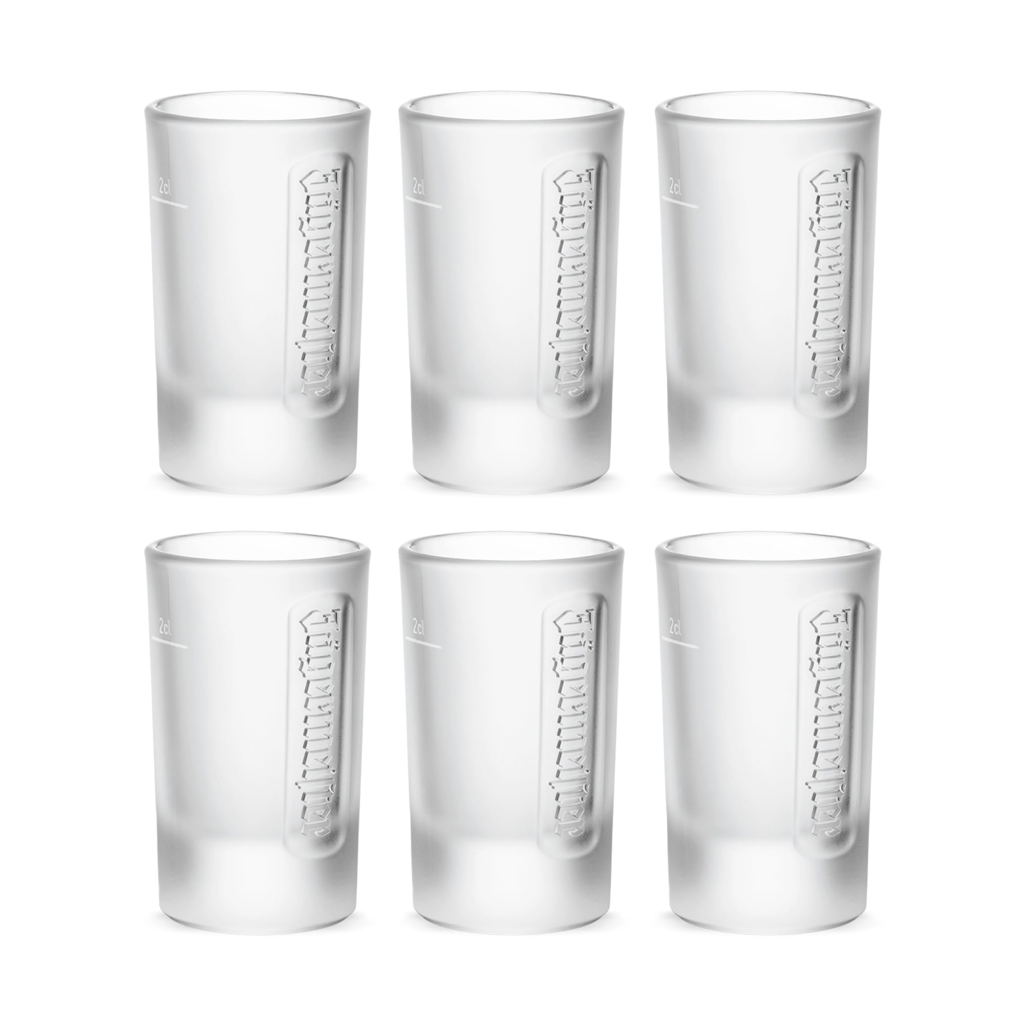 Rastal Vetro, 6 Bicchieri per Jägermeister Frozen Club 0,04 l