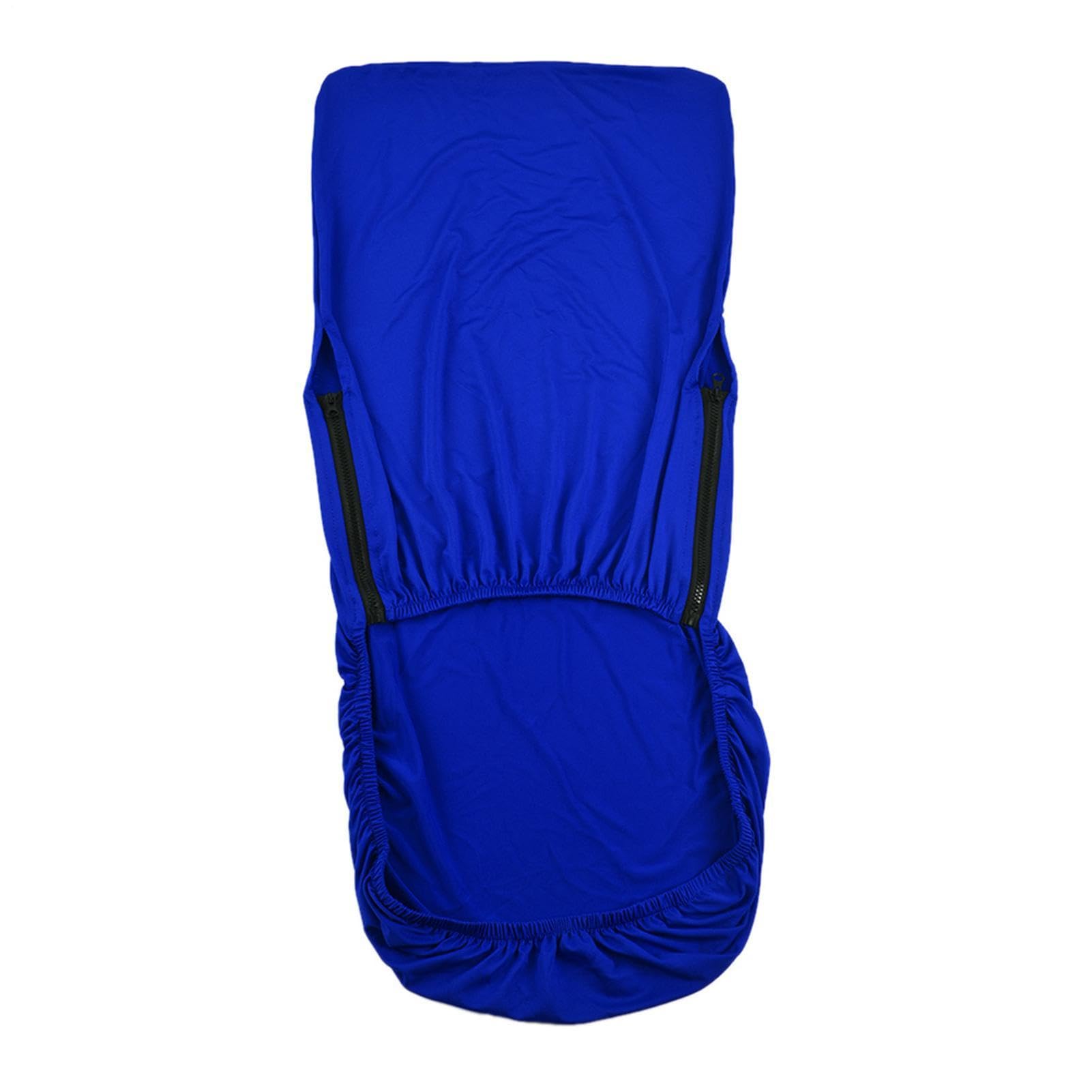 Housse de chaise de bureau extensible avec fermeture éclair pour protection de siège