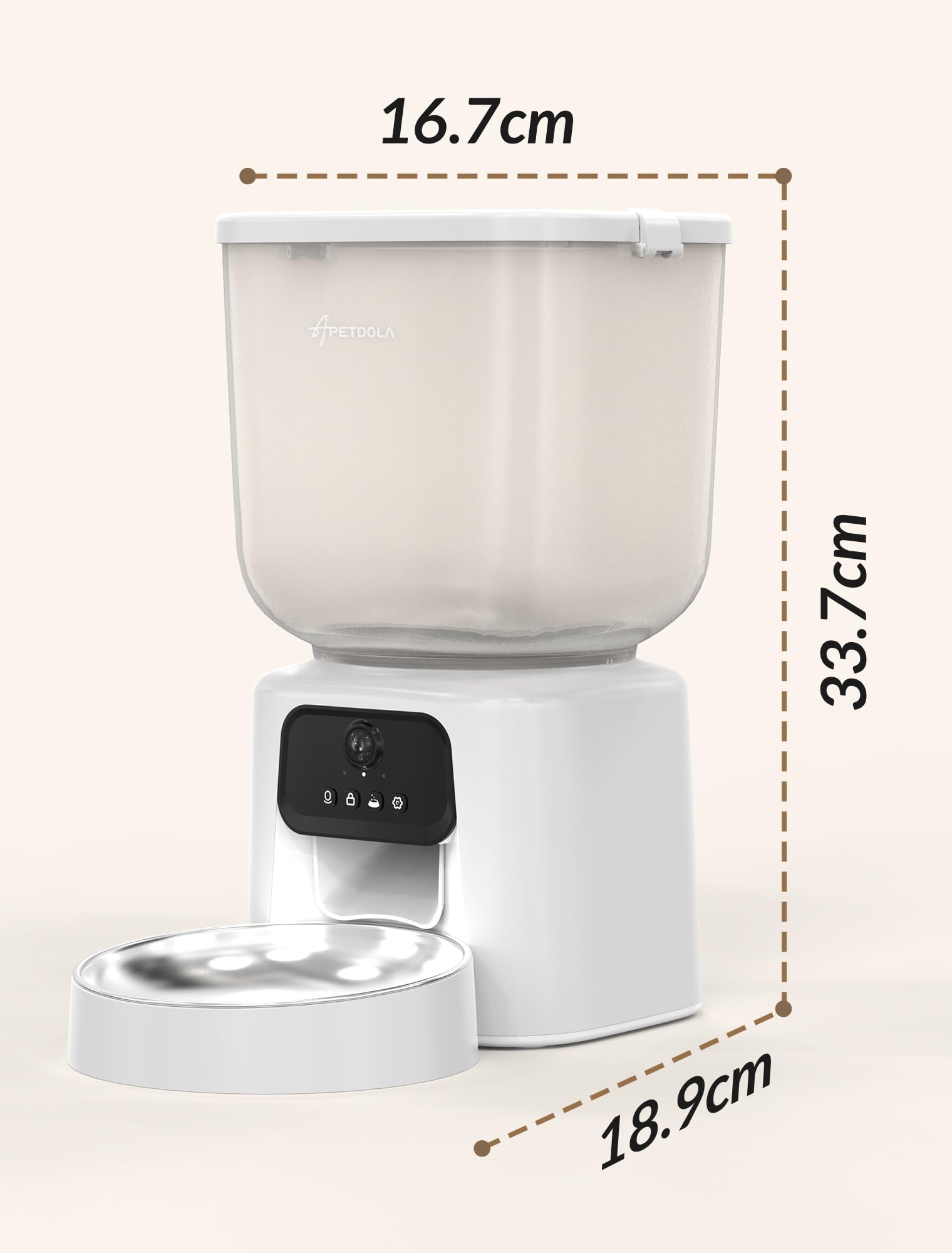 Comedero Automático para Perros, Dispensador de Alimentos para Gatos Programable de 1 a 6 Comidas para Gatos y Perros pequeños y medianos, comedero automático para Mascotas (con Video)