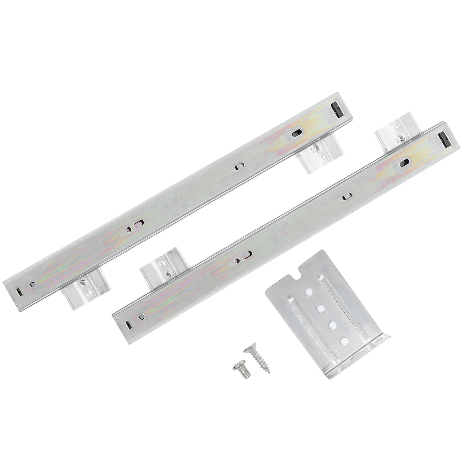 Rails coulissants de clavier avec extension silencieuse chocs en acier pour tiroirs de bureau