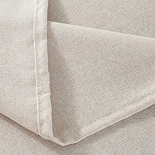Nappe décorative maison en tissu noble de lin et coton de qualité