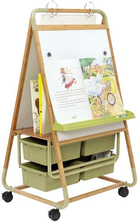 Copernicus Kids Home Students School Classroom Double Sided Bamboo Teaching Easel