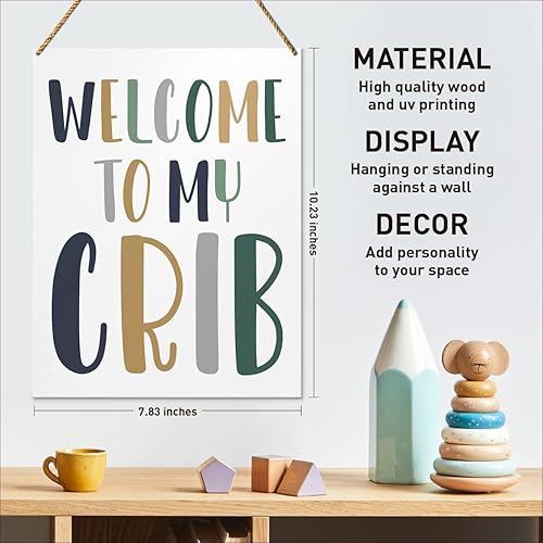 Miniatura 6 de Letrero de madera para niños, decoración de decoración inspiradora educativa de pared con texto en inglés "I Am Kind Brave Smart, cuarto de niños,