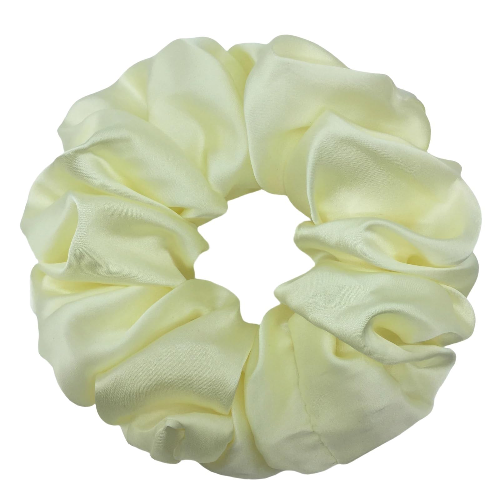 Übergroße Haargummis for Frauen Satin Elastische Haargummis Pferdeschwanzhalter Kopfbedeckung Chouchou Cheveux Femme Plus Big(Color1)