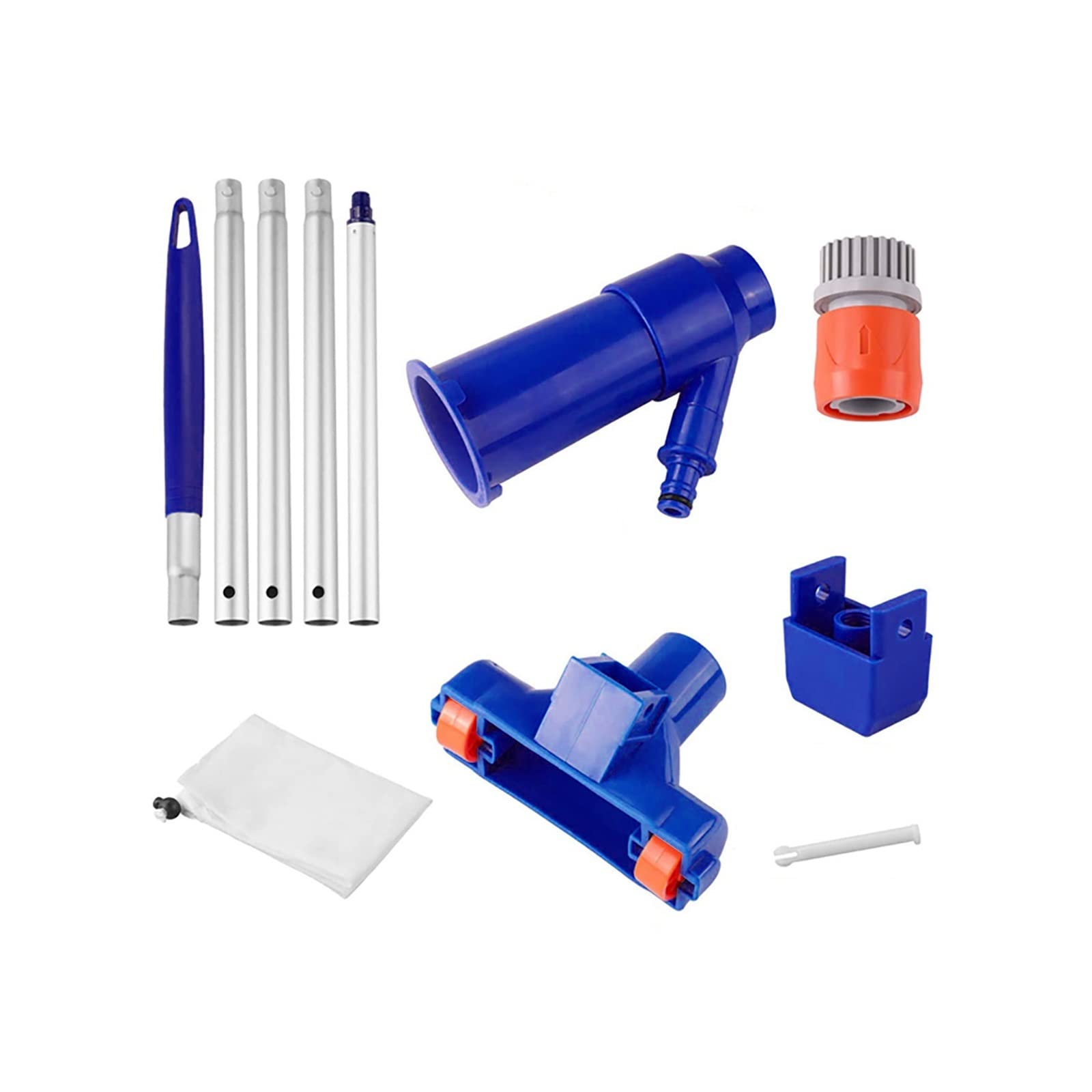 Kit de Limpieza al vacío for Piscina al Aire Libre, Limpieza de Fondo de Piscina, Filtro de Red for Piscina, Juego de aspiradora for Piscina, Skimmer, Herramientas de Limpieza for Piscina