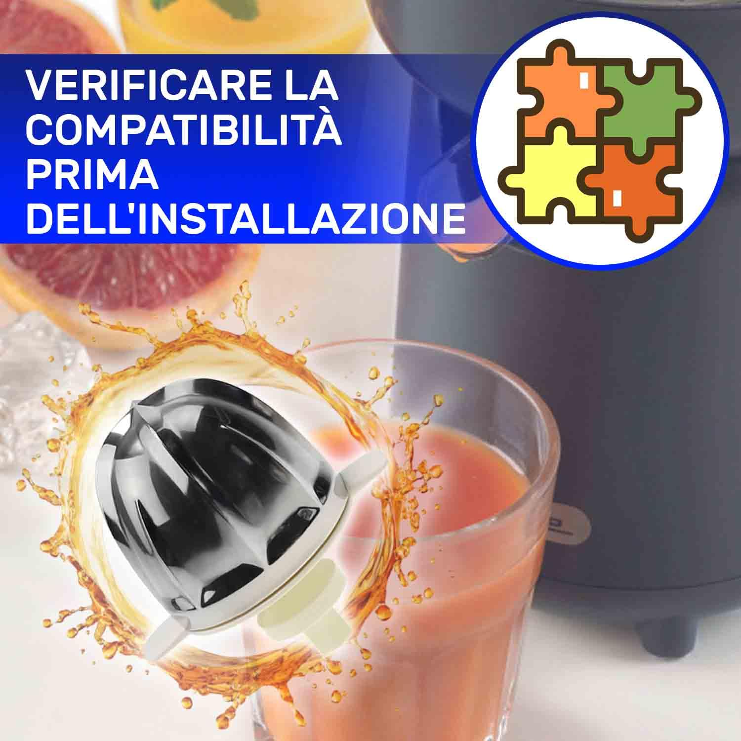 Cono di Spremitura per Spremiagrumi Elettrico con Codice Originale AT6076006100 per Ariete - Garanzia di 10 Anni - MONTERAL