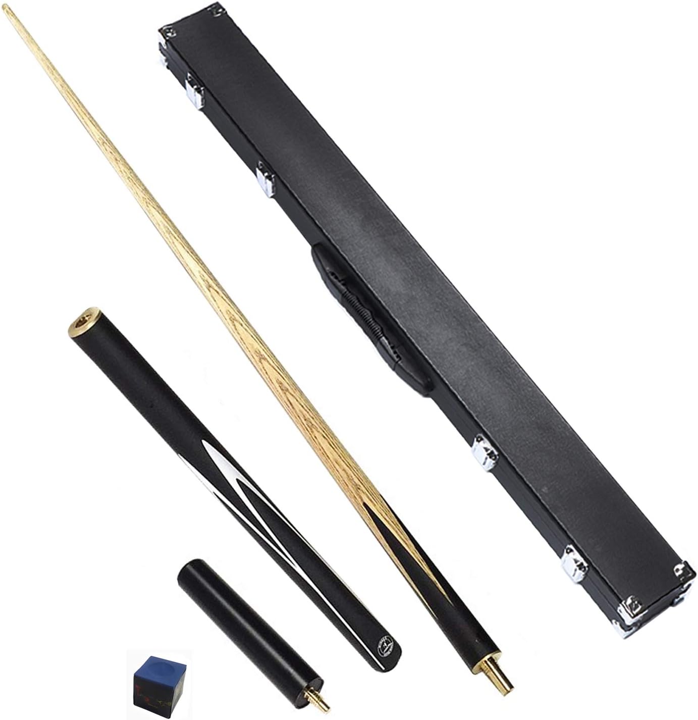 Billiard Pool Cue 58 Inch 19 Oz 3/4 Jointed Pool Snooker Cues
