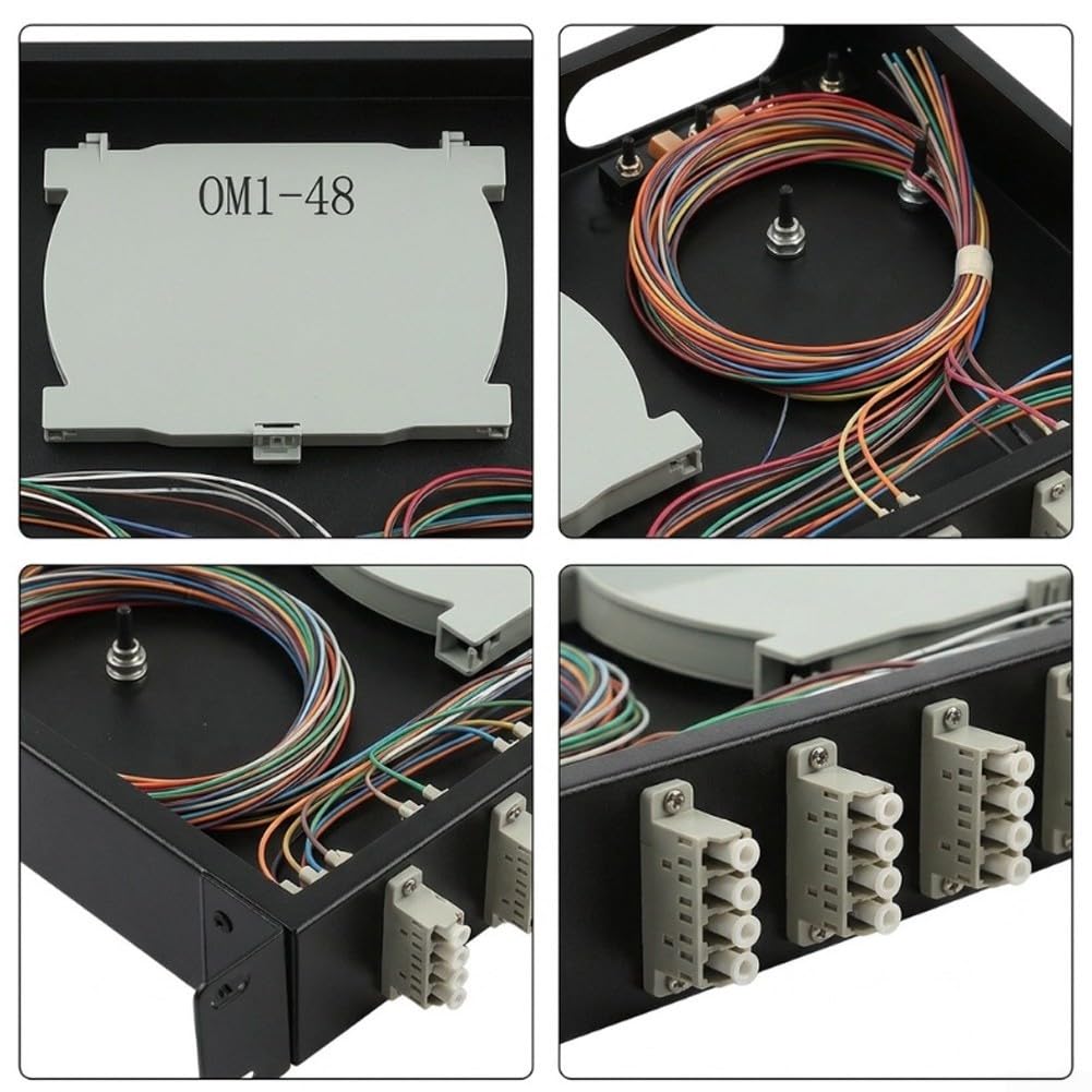 Kit Boîtier pour fibre Acier 12 Ports Gestion pour facile Kit(OM-1)